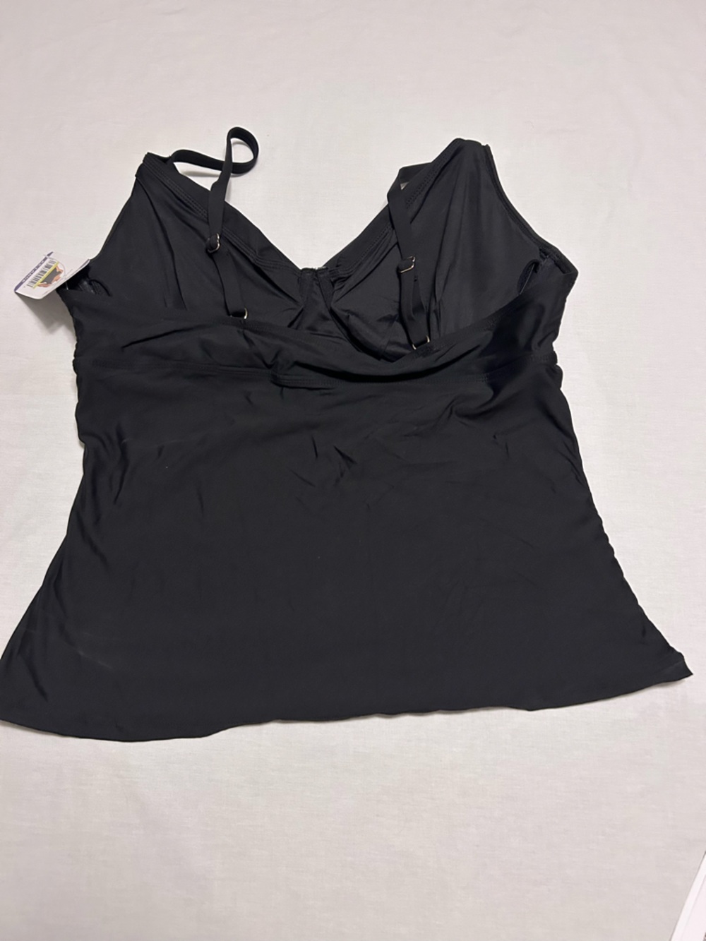 NWT Anne Cole Limited Edition Women's Tankini Top black size XXL - Picture 5 of 11